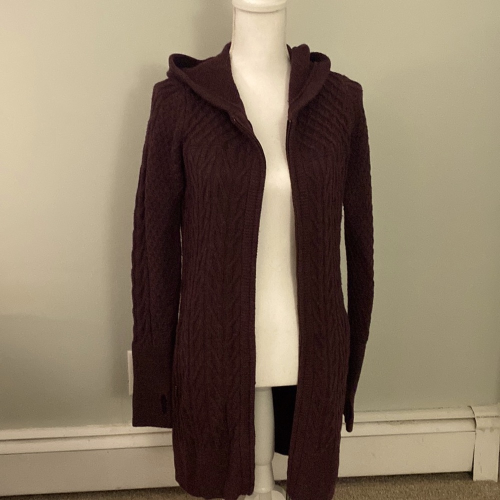 Cambridge dry goods long zip up sweater